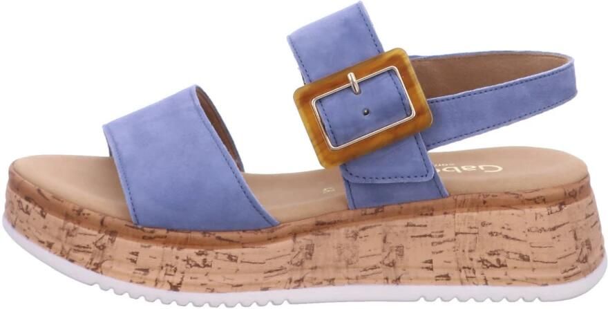 Gabor Plateausandaaltjes Rhodos sleehak zomerschoen in comfortabele schoenbreedte g (= breed) - Foto 4