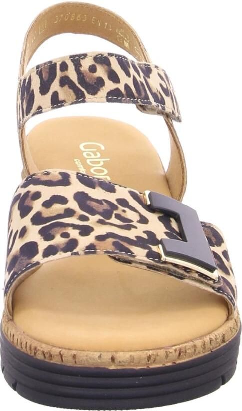 Gabor Sleehaksandaaltjes Genua riemchensandaal comfortabele schoen sieraandeel g-breedte - Foto 5