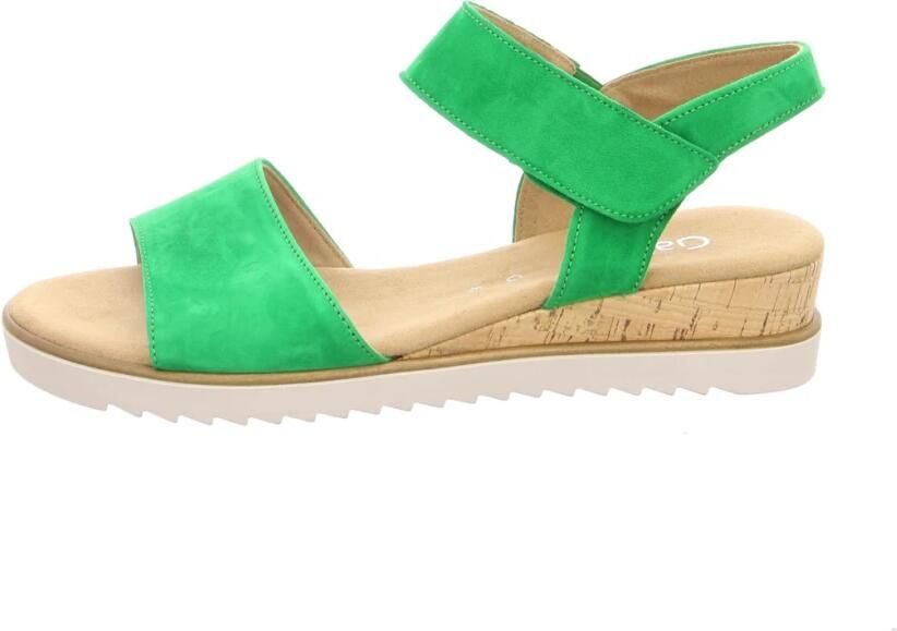 Gabor Groene Sandalen Comfortabele Sleehak Green Dames - Foto 4