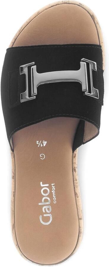 Gabor Platte Sandalen Samtchevreau (Lds) - Foto 3