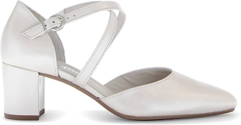 GABOR Pumps Dames 343 Maat: 44 Materiaal: Leer Kleur: Wit - Foto 4