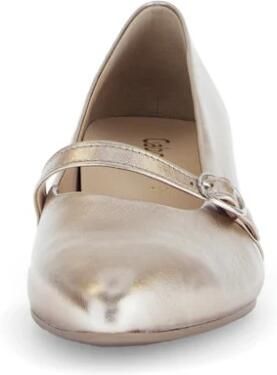 Gabor Gouden metallic leren pumps Yellow Dames - Foto 3