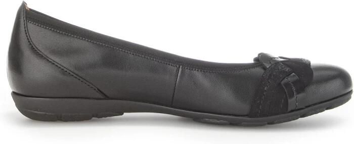 Gabor Ballerina's Platte schoenen slippers met modieuze decoratieve gesp - Foto 2