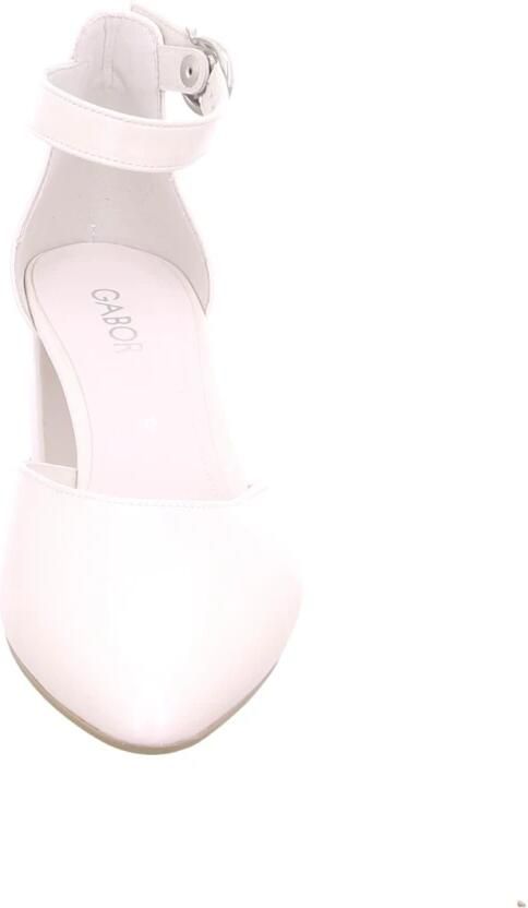 GABOR Sandalen met Hak Dames 340 Maat: 36 Materiaal: Leer Kleur: Wit - Foto 6