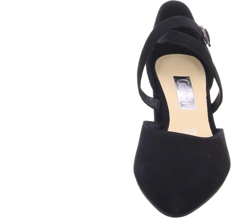 GABOR Pumps Dames 343 Maat: 35 5 Materiaal: Suède Kleur: Zwart - Foto 5