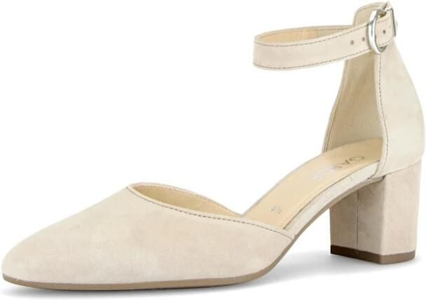 Gabor Taupe Suède Hoge Hak Enkellaarzen Beige Dames - Foto 14