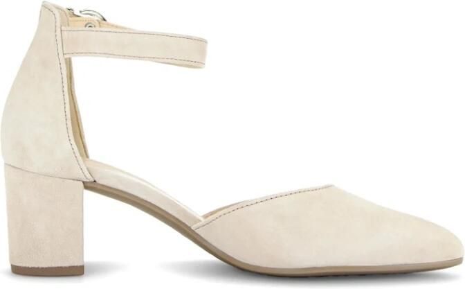 Gabor Taupe Suède Hoge Hak Enkellaarzen Beige Dames - Foto 13
