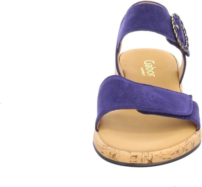 Gabor Sleehaksandaaltjes Rhodos bandjessandaal comfort-schoen zomerschoen met mooie sierspeld - Foto 2