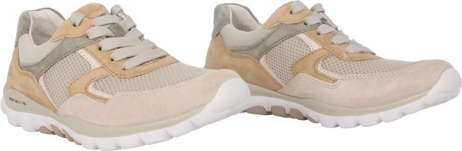 Gabor rollingsoft sensitive 86.964.60 dames rollende wandelsneaker beige - Foto 3