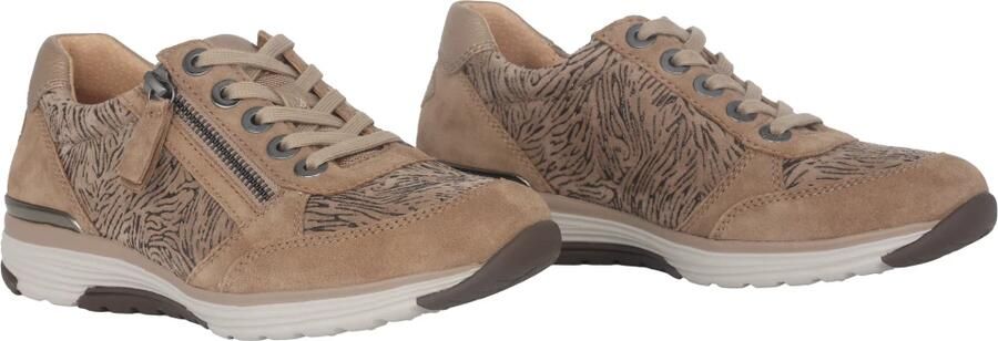 Gabor rollingsoft sensitive 76.973.64 dames rollende wandelsneaker beige - Foto 2