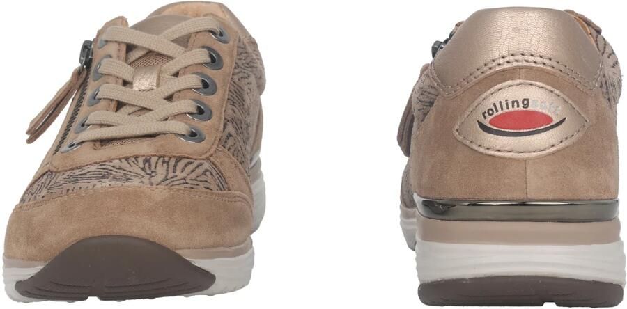Gabor rollingsoft sensitive 76.973.64 dames rollende wandelsneaker beige - Foto 3