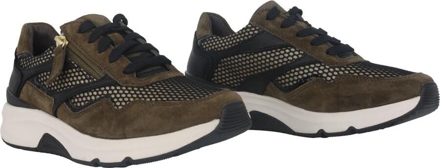 Gabor rollingsoft sensitive 96.896.44 dames rollende wandelsneaker groen - Foto 3