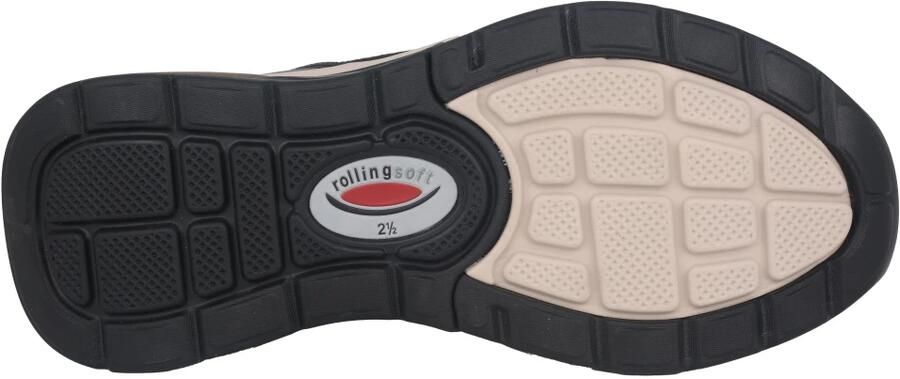 Gabor rollingsoft sensitive 56.847.65 dames rollende wandelsneaker zwart - Foto 3