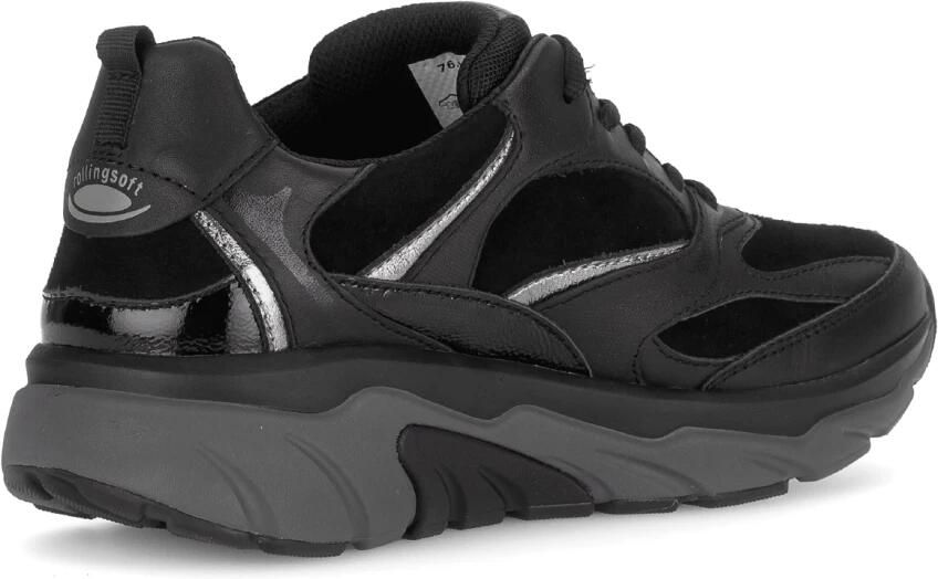 Gabor rollingsoft sensitive 76.936.47 dames rollende wandelsneaker zwart - Foto 2