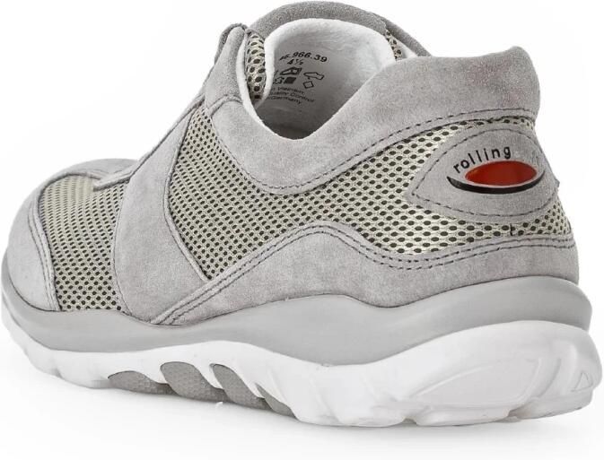 Gabor Rollingsoft Sneakers met sleehak vrijetijdsschoen lage schoen veterschoen met optifit verwisselbare inlegzool - Foto 10