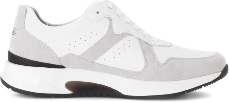Gabor Rollingsoft Sneakers met sleehak vrijetijdsschoen lage schoen veterschoen gevoerde schacht g-breedte