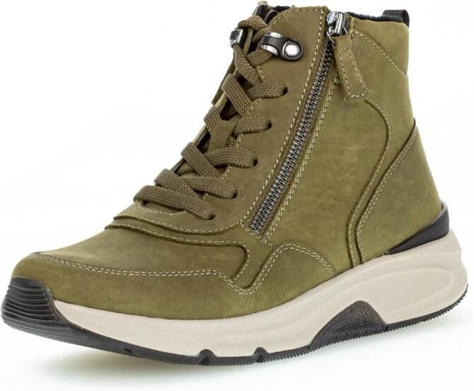 Gabor rollingsoft sensitive 96.888.23 dames rollende wandelsneaker groen - Foto 2