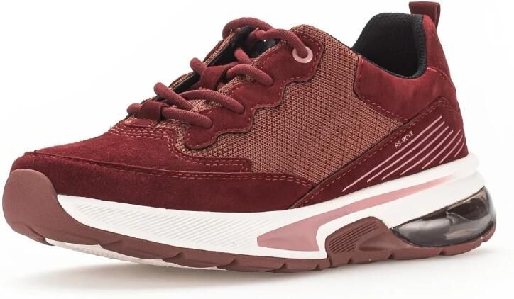 Gabor rollingsoft sensitive 36.844.48 dames rollende wandelsneaker Rood