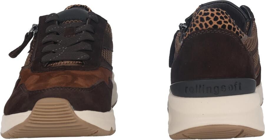 Gabor rollingsoft sensitive 56.896.41 dames rollende wandelsneaker Bruin - Foto 2