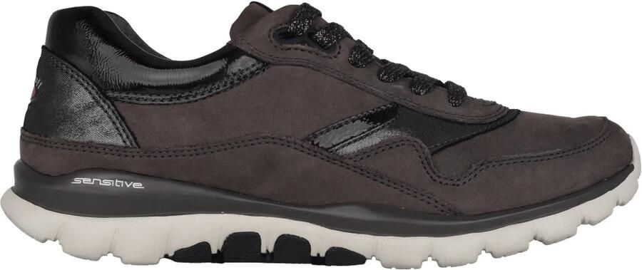 Gabor rollingsoft sensitive 96.967.30 dames rollende wandelsneaker grijs - Foto 2