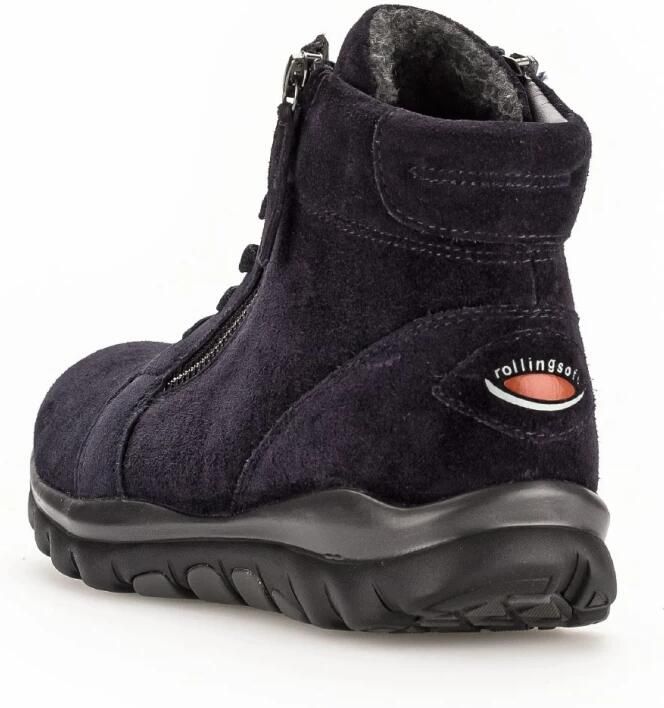 Gabor rollingsoft sensitive 36.868.36 dames rollende wandelsneaker blauw