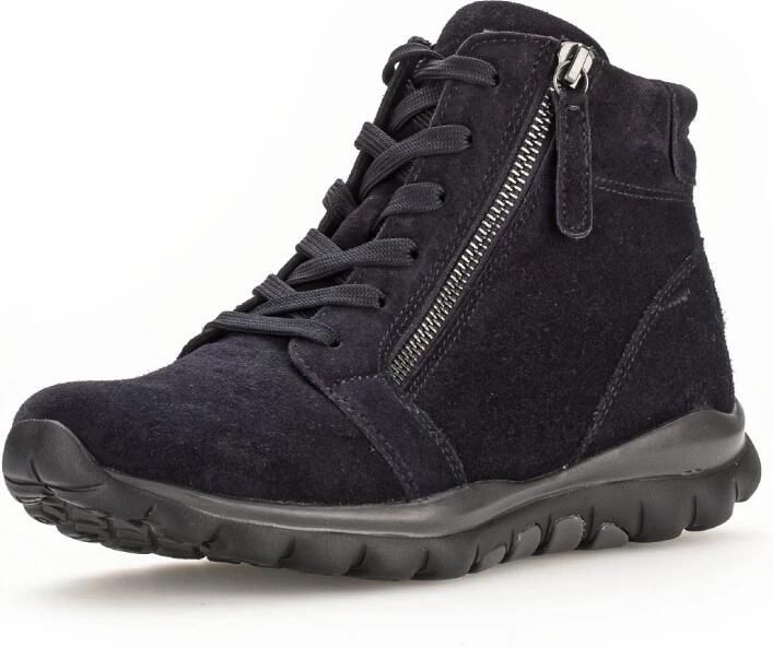 Gabor rollingsoft sensitive 36.868.36 dames rollende wandelsneaker blauw
