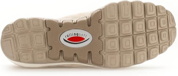Gabor rollingsoft sensitive 66.966.23 dames rollende wandelsneaker beige - Foto 3