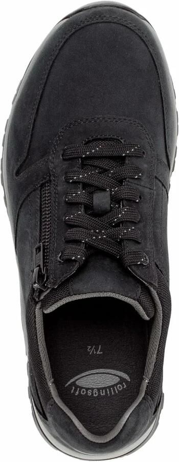 Gabor Rollingsoft Veter en Rits Donkerblauw Nubuck - Foto 4