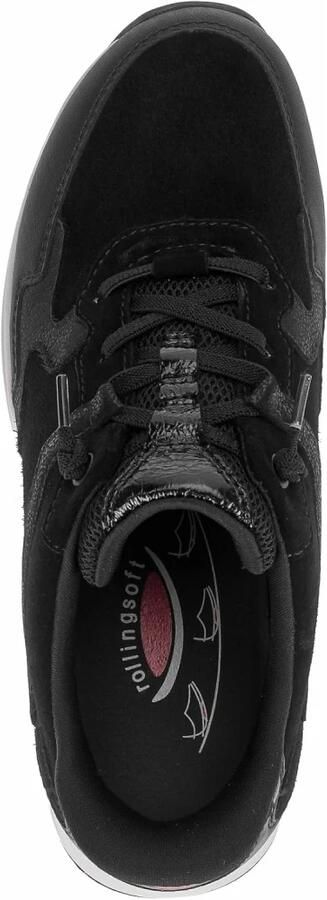 GABOR Sneakers laag 'Sneaker Low Damen 0104.02.001 Leder-Mix in schwarz' zwart - Foto 11