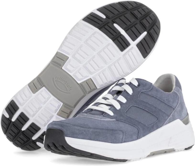 Gabor Rollingsoft Heren sneaker Artikel 8012.10.01 Blauw jeansblauw - Foto 4