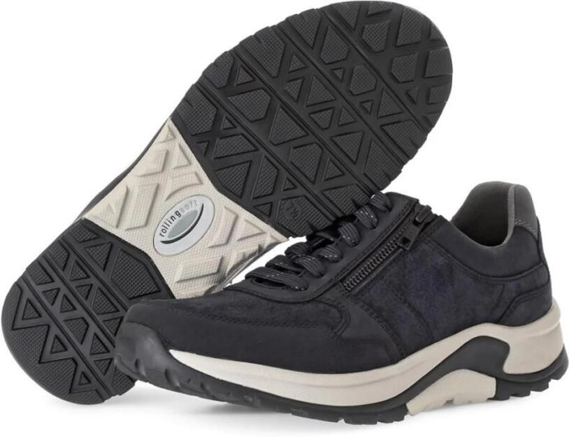 Gabor Rollingsoft Sneakers met sleehak comfort schoen veterschoen lage schoen in breedte g 1 2 (= breed) - Foto 4