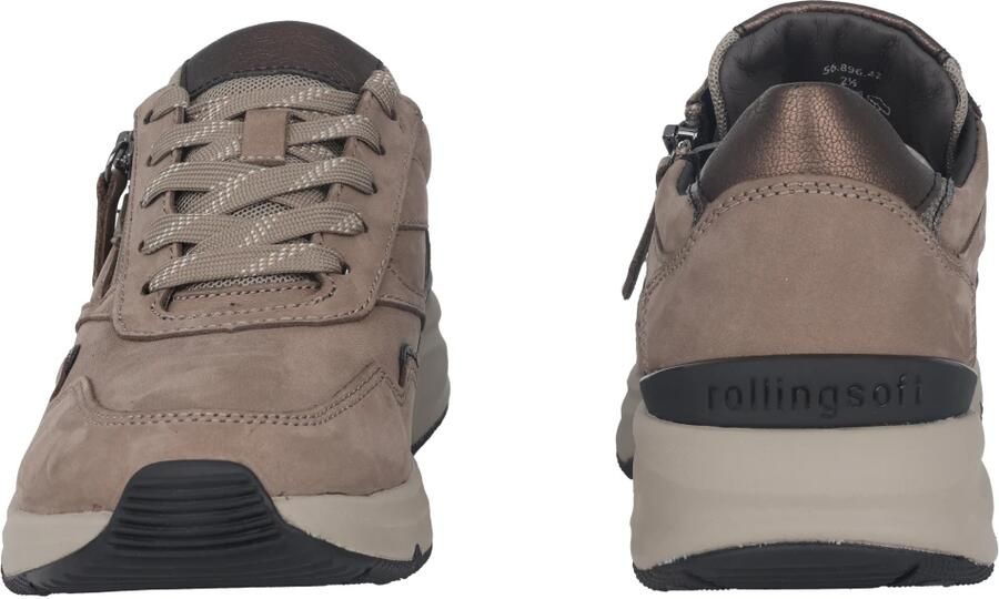 Gabor rollingsoft sensitive 56.896.42 dames rollende wandelsneaker Beige - Foto 3