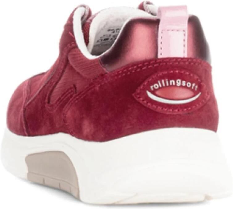 Gabor Rollingsoft Dames sneaker Artikel. 86.926.48 Rood - Foto 4