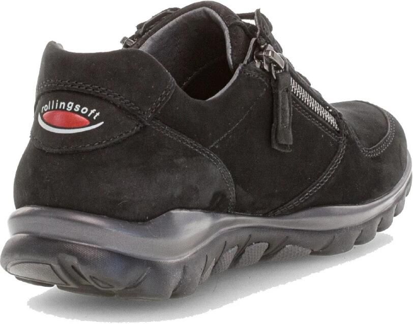 Gabor Rollingsoft Sneakers met sleehak vrijetijdsschoen lage schoen veterschoen met optifit verwisselbare inlegzool - Foto 6