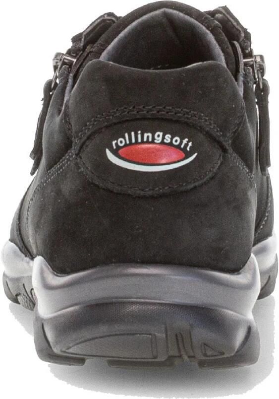 Gabor Rollingsoft Sneakers met sleehak vrijetijdsschoen lage schoen veterschoen met optifit verwisselbare inlegzool - Foto 4