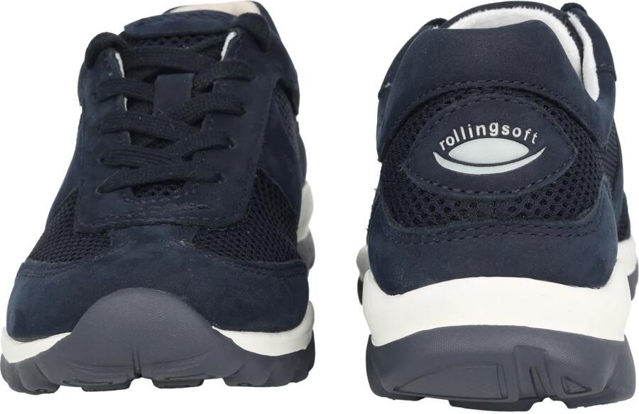 Gabor rollingsoft sensitive 06.966.46 dames rollende wandelsneaker Blauw - Foto 3