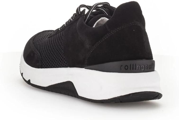 Gabor rollingsoft sensitive 46.897.37 dames rollende wandelsneaker zwart - Foto 2