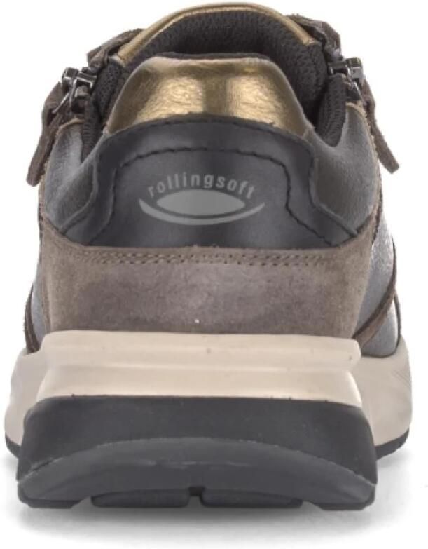 Gabor Rollingsoft Sneakers taupe Suède Dames - Foto 10