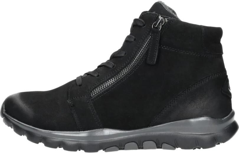 Gabor rollingsoft sensitive 36.868.47 dames rollende wandelsneaker zwart - Foto 4