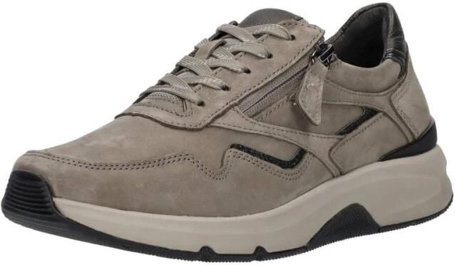 Gabor Sneakers met NubukDriTan Perl. k. Brown Dames - Foto 6