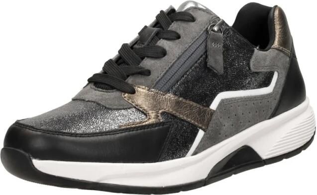 Gabor rollingsoft sensitive 56.878.89 dames rollende wandelsneaker zwart - Foto 3