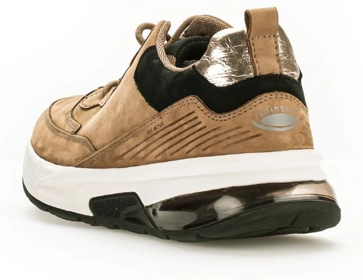 Gabor rollingsoft sensitive 36.844.44 dames rollende wandelsneaker beige
