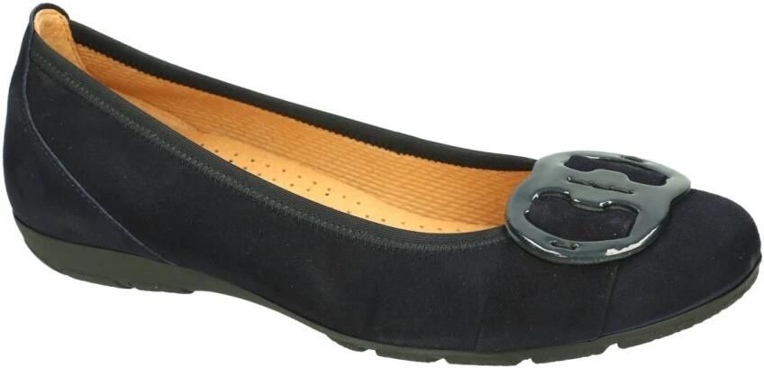 Gabor -Dames blauw donker ballerina's & mocassins