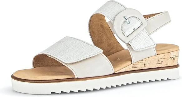 Gabor Comfortabele damessandalen in effen kleuren - Foto 3