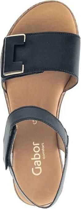 Gabor Sandaaltjes Genua sleehak zomerschoen sandalen met klittenbandsluitingen breedte g - Foto 4