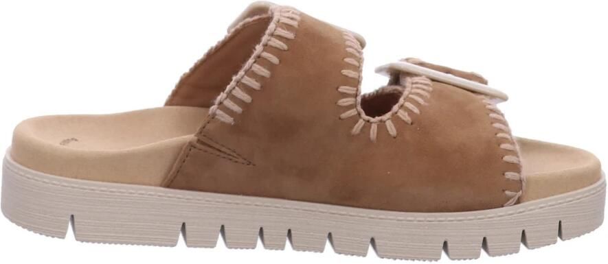 Gabor Slippers plateau comfortabele schoen zomerschoen met praktische klittenbandsluitingen - Foto 8