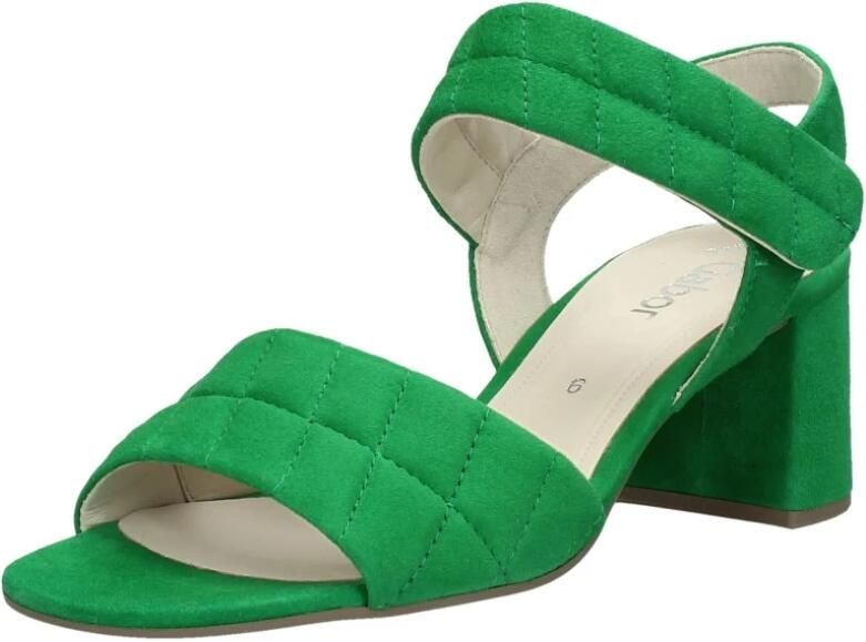 Gabor 21.711.19 Samth. Verde-sandalen met hak-pumps - Foto 7