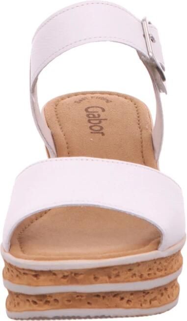 Gabor Witte Sandaal Sleehak - Foto 3