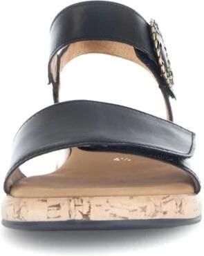 Gabor Sleehaksandaaltjes Rhodos bandjessandaal comfort-schoen zomerschoen met mooie sierspeld - Foto 5