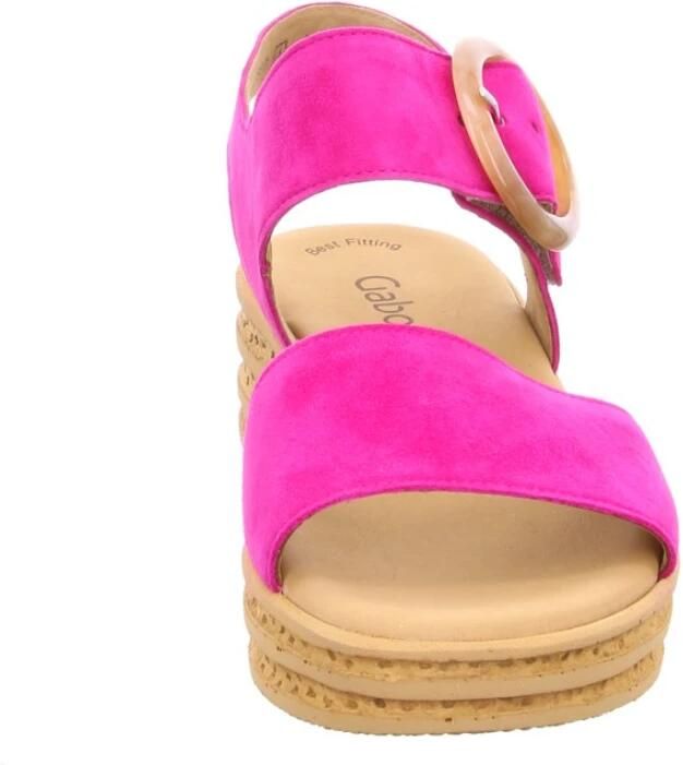 Gabor Comfortabele damessandalen in effen kleuren - Foto 3